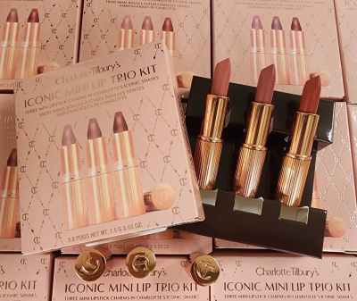 Набор помад Charlotte Tilbury - Charlotte Tilbury's Iconic Mini Lip Trio Kit