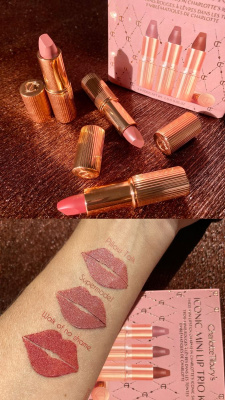 Набор помад Charlotte Tilbury - Charlotte Tilbury's Iconic Mini Lip Trio Kit